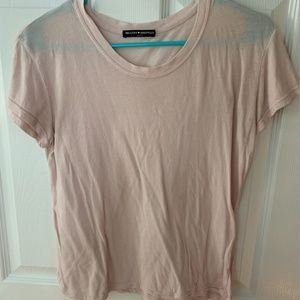 Light Pink Cropped T-Shirt